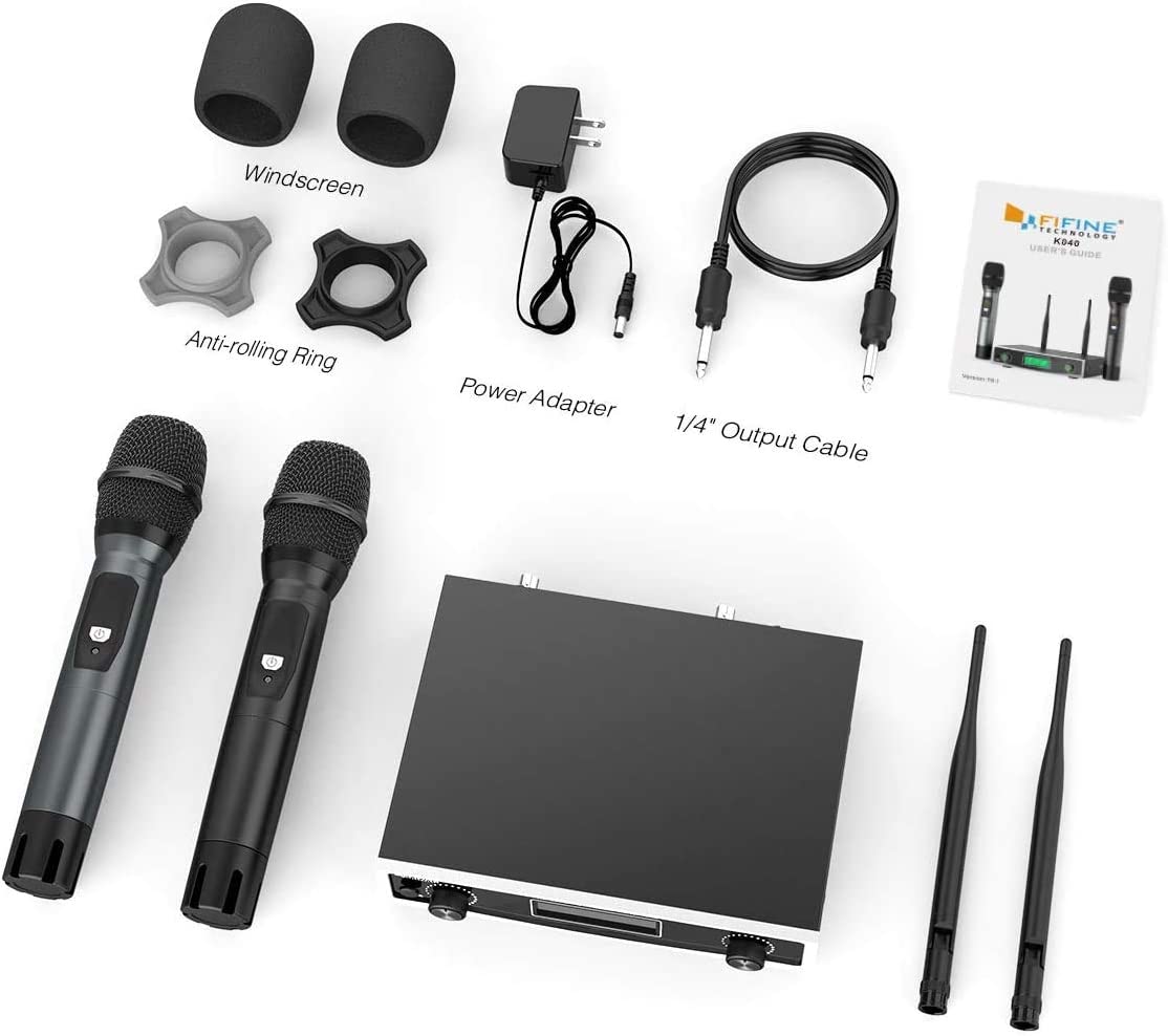 Fifine Wireless Microphone System