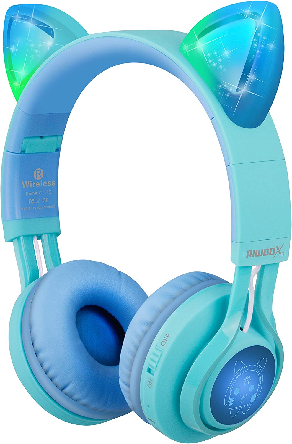 RiwBox CT-7s Cat Ear Headphones