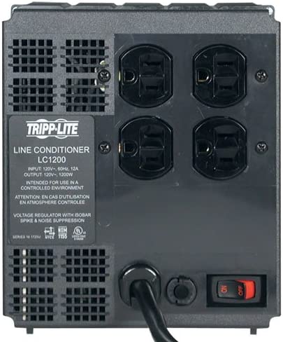 Tripp Lite 1200W 120V Power Conditioner with Automatic Voltage Regulation