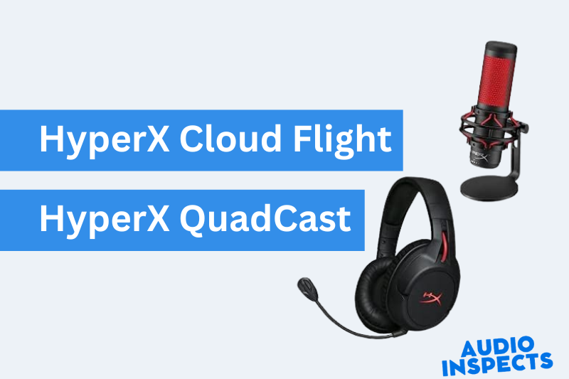 HyperX Cloud Flight and HyperX QuadCast