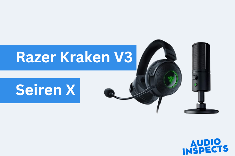 Razer Kraken V3 & Seiren X USB Streaming Microphone