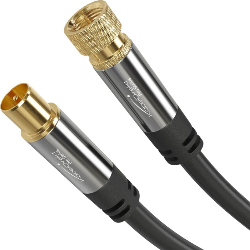 KabelDirekt F connector/IEC connector