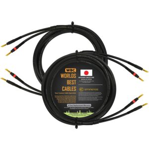 WBC Coaxial Audiophile Speaker Cable Pair