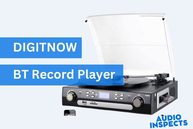 DIGITNOW Bluetooth Record Player