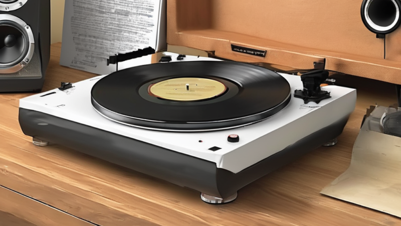 how to connect turntable to speakers