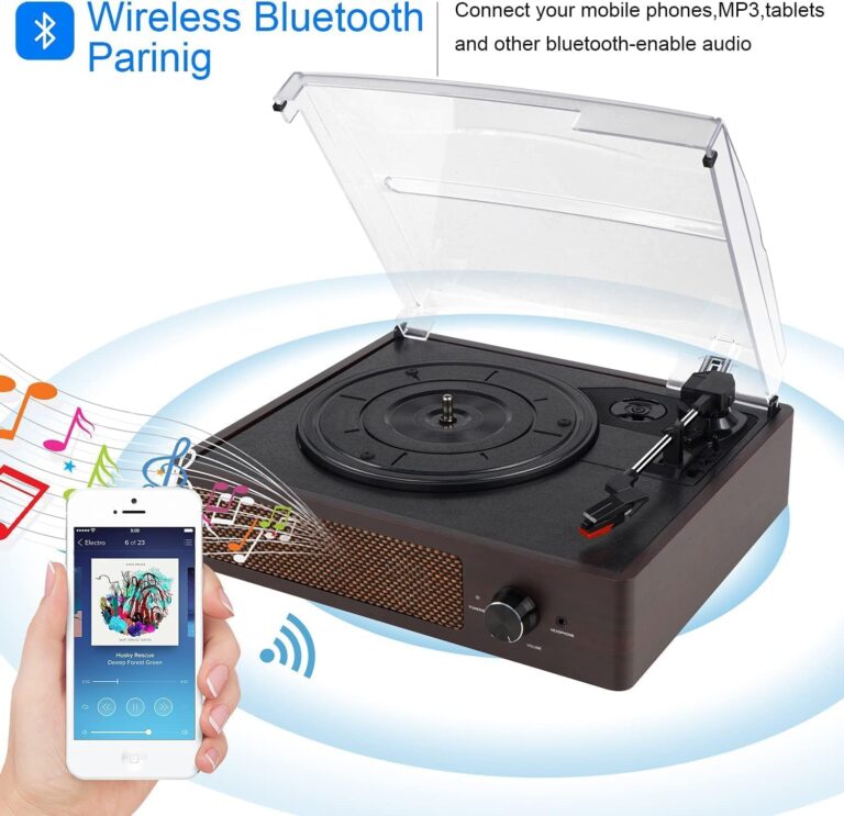 Bluetooth Turntable Vinyl Record Player Review