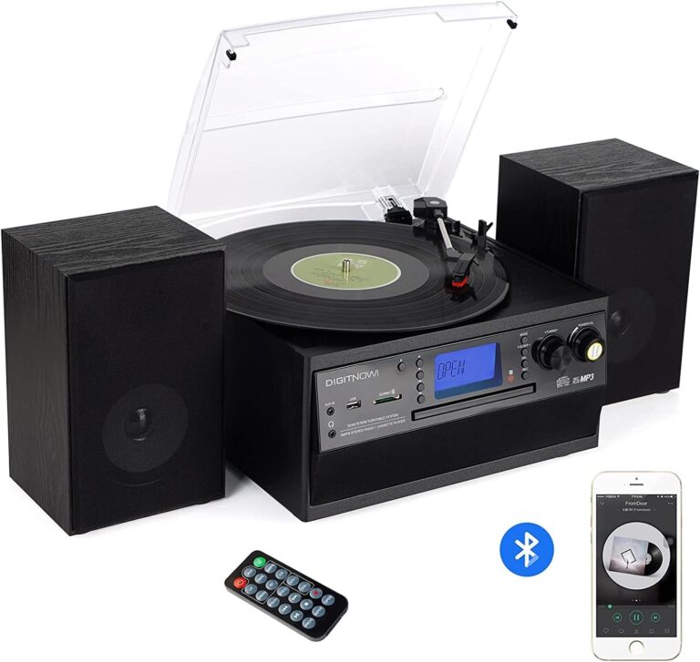 DIGITNOW Turntable with Stereo Speaker Review