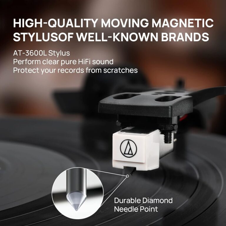 Turntable Record Player with Built-in Speakers Review