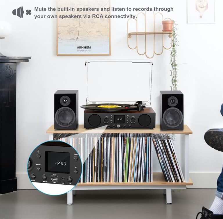 Vinyl Record Player 3 Speed Bluetooth Turntable Review