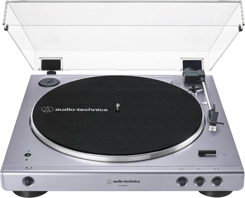 Audio-Technica AT-LP60XBT-SV Bluetooth Stereo Turntable, silver