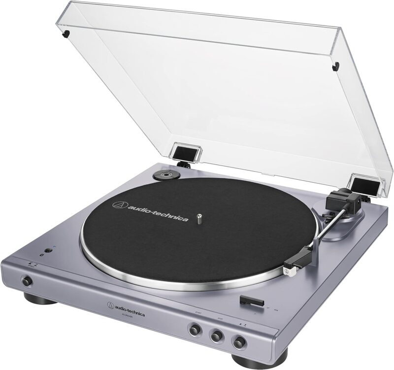 Audio-Technica AT-LP60XBT-SV Bluetooth Stereo Turntable, silver