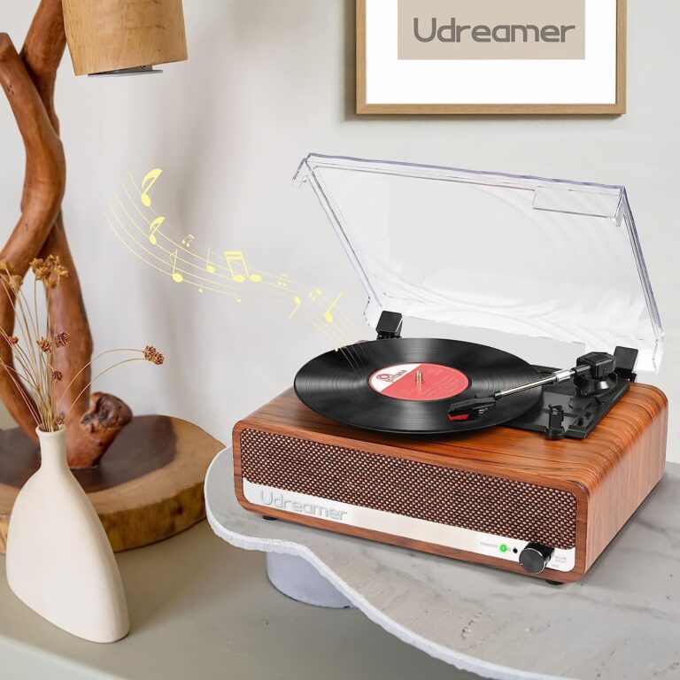 Vinyl Record Player with Upgraded Speakers Review